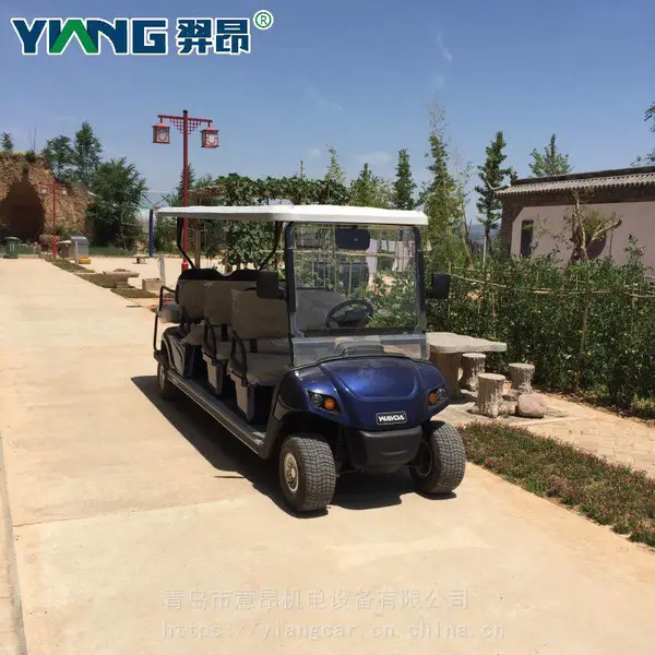 羿昂 8座电动观光车 高尔夫球车 巡逻车