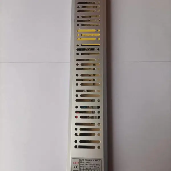 LED12V400W电源 静音电源 条形电源 长条电源 广告灯箱电源 低压超薄电源