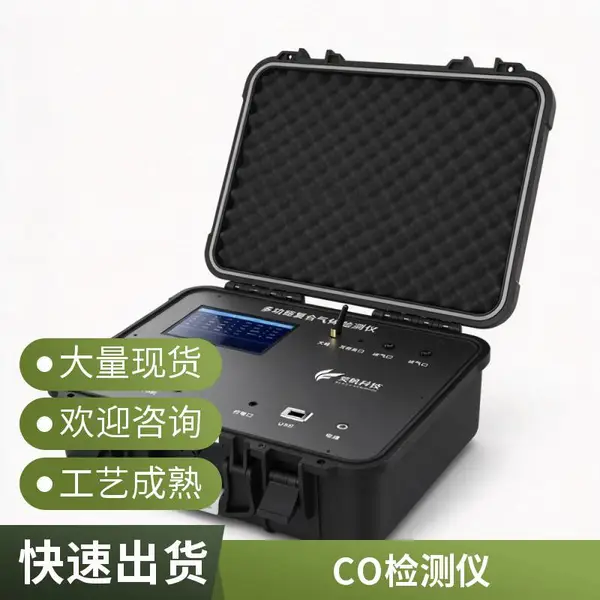 便携式CO检测仪 一氧化碳气体报警器 实验室环境监测 大屏显示