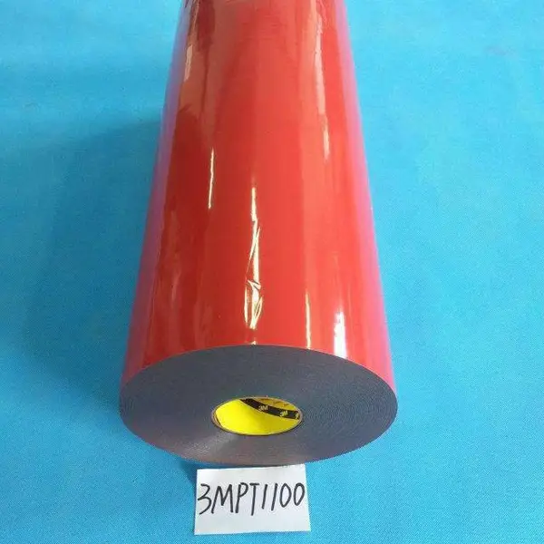 现货直销3MPT1100 黑胶汽车专用胶带耐高温阻燃模切冲型