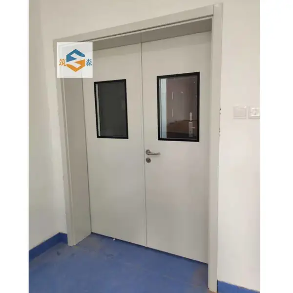 钢质气密门 隔热防火 内外开 带观察窗 筑森定制