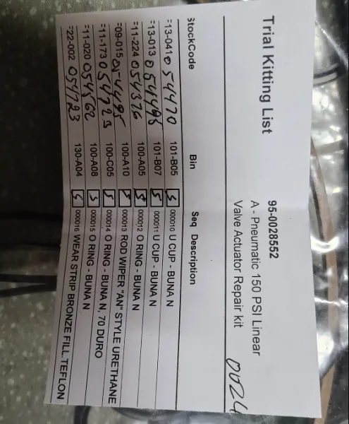 优势供应 Cowan Dynamics 密封套件 95-0028552