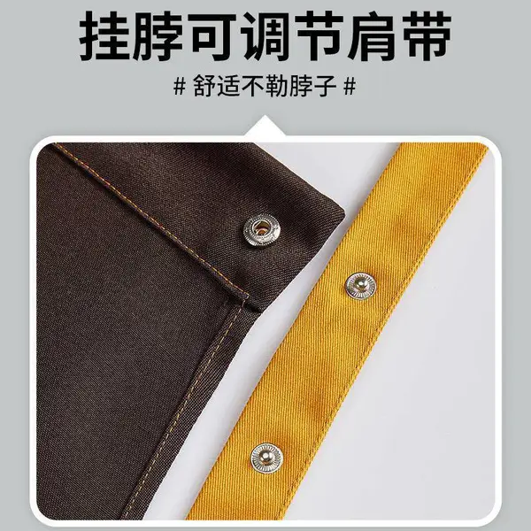 围裙印制logo 门店活动定制 批量出货 实力工厂