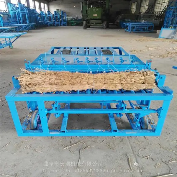 编制草帘机械砖坯覆盖草苫子机 薄厚可调路面包装用草帘编制机
