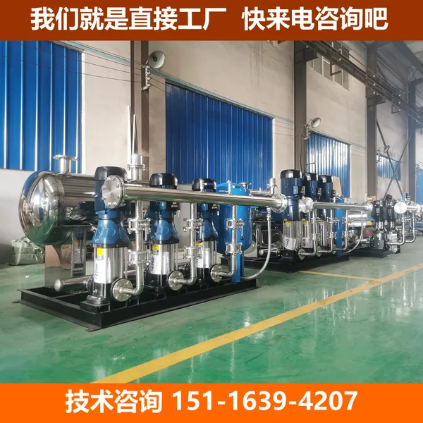 六L盘水凯里变频恒压供水设备 无塔供水设备采用全中文工控组态