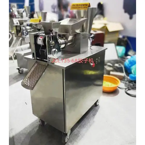 哈尔滨美乐饺子机 JGL135-6A立式仿手工饺子机 锅贴春卷云吞饺咖喱角成型机