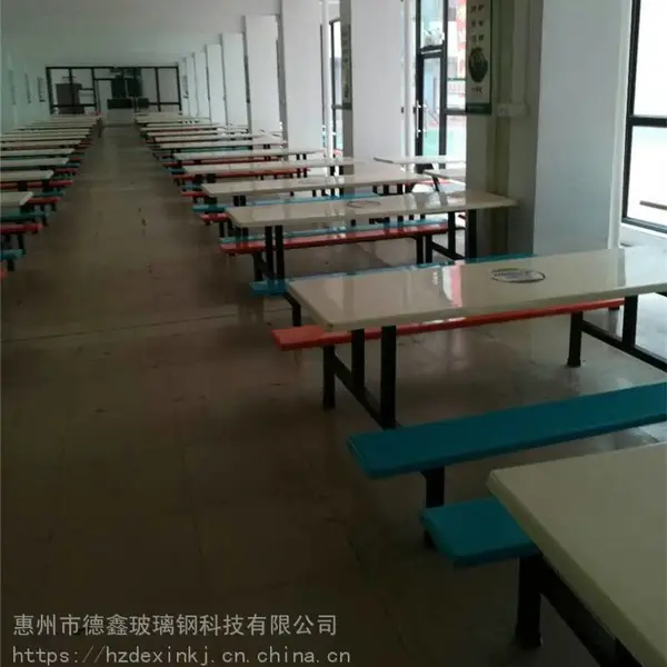 厂价直供宝安学生员工饭堂餐桌食堂餐桌快餐桌椅拭质量***