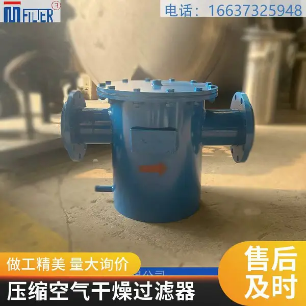 压风管道汽水分离器 1.6MPa 碳钢 带排污阀 工厂