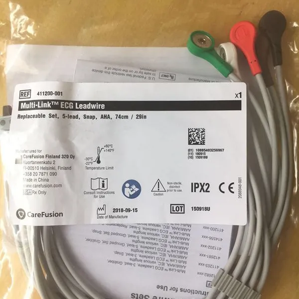GE通用心电监护仪心电导联线 411200-001