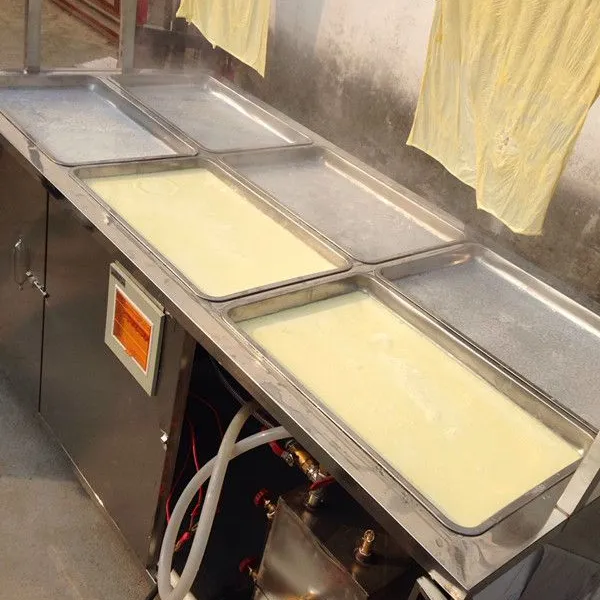 成都腐竹油皮机 养生豆油皮机 专业豆制品加工设备