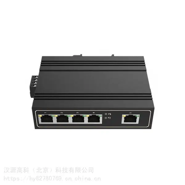��ҵ������ 5�ڹ�ҵ����̫�������� �ǹ�����DIN����ʽ PLC��ҵ�Զ���DC12-58V��ѹ˫��Դ