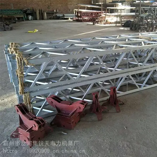贵州省 15米人工三角架立杆机 铝合金人字立杆机 铝合金电力用立杆机 锐天销售