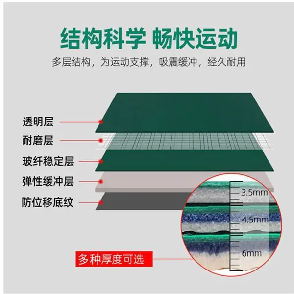 羽毛球PVC地胶厂家批发 olychi奥丽奇品牌 批发工厂