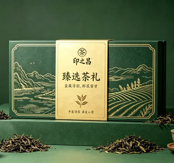 轻奢国风茶叶礼盒包装印刷制作案例分享