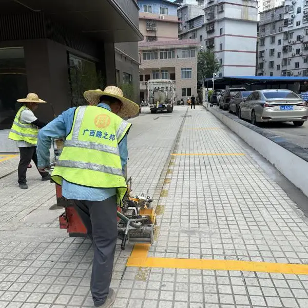 柳州酒店停车场划线,柳州室外停车位划线,包工包料