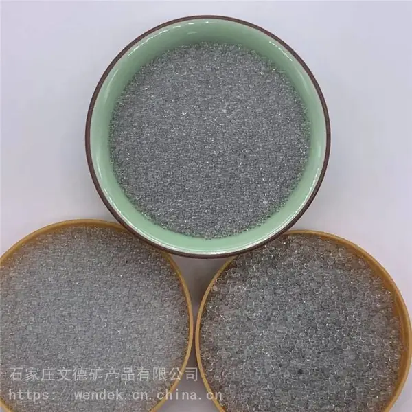 供应0.8mm纺织品重力毯玻璃微珠***格-重力被纺织品填充材料玻璃微珠型号