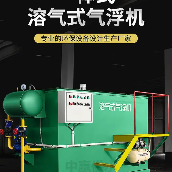 四川南江县气浮机污水处理设备食品加工养殖印染洗涤废水一体机