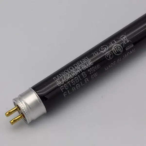 紫光检测灯F8T5BLB紫外线荧光防伪探伤灯管波长352NM