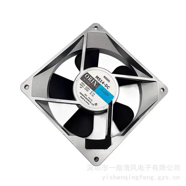 MS14-DC AC200V0.1A 东方ORIX 140*140*28MM14CM铝框交流散热风扇