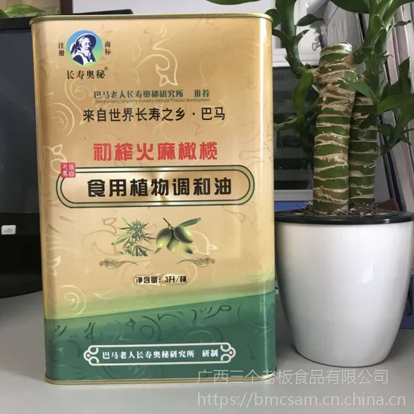 3L铁桶食用油广西厂家直销 批发 代发 巴马特产