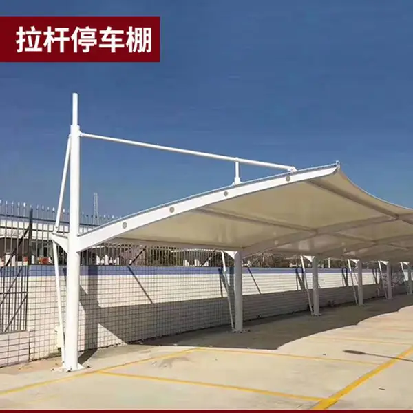 济 宁市 中ZKSZ-07膜结构景观棚公园遮阳棚多种材质推拉式开启
