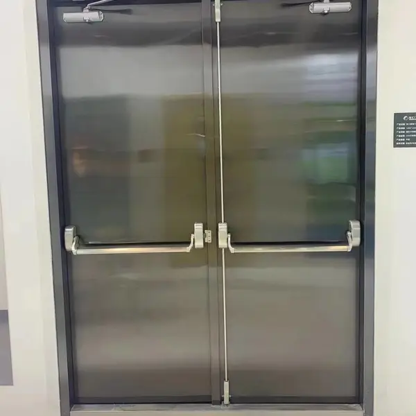 青岛不锈钢防火门 防盗门 大规格防火门钢质大门