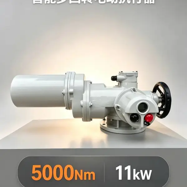 智能电动执行器DZW500 多回转5000牛米 11千瓦 耐磨耐尘海恒阀厂家现货