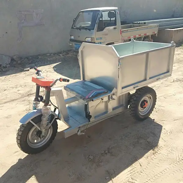 农用工程三轮车 翻斗自卸电三轮 农村搬运三马子