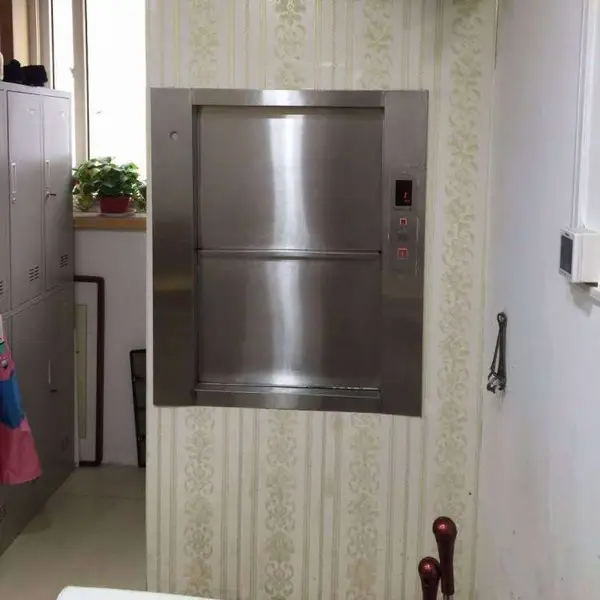大容量落地式传菜机 小型货物提升机 餐厅静音传菜电梯