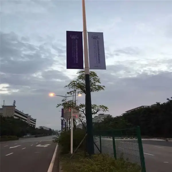 深圳灯箱道旗价格迎风旗灯杆旗路边旗宣传