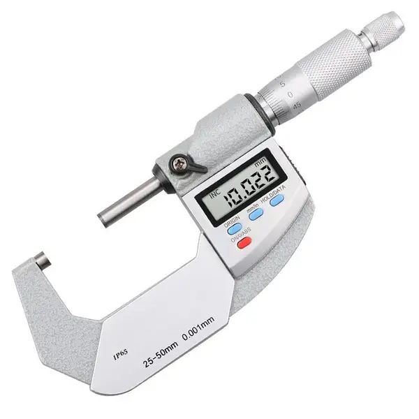 禾木(HEMU)防水IP65数显千分尺0-25mm*0.001 电子外径螺旋测微仪 高精度分厘卡