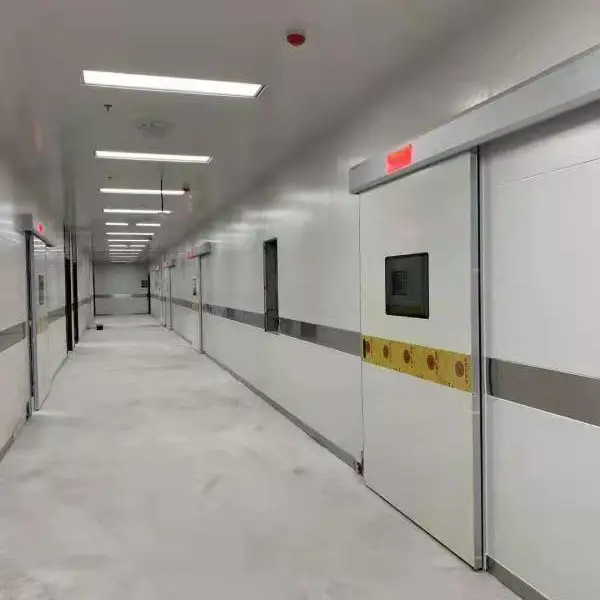 医院住院部各楼层病区房钢质门洁净医用门提供安装