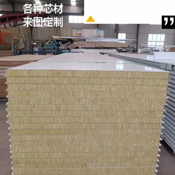 【50厚75厚100厚岩棉板】各种芯材,耐燃,抗压性强