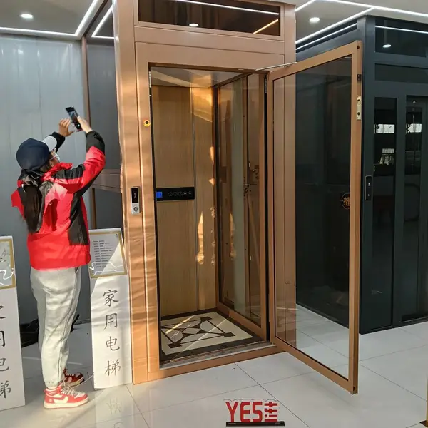 厂家现货加装电梯 观光液压梯 自建房别墅室内无底坑 款式多