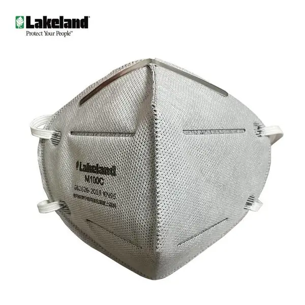 北京 LAKELAND/雷克兰 M100C KN95折叠式有机蒸汽异味及颗粒物防护口罩(独立包装)-头戴式