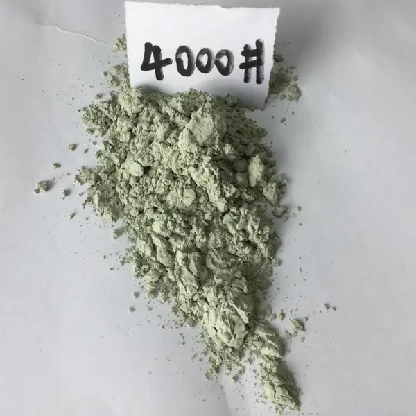 二氧化硅光纤抛光用绿碳化硅 4000目微粉SiC磨料