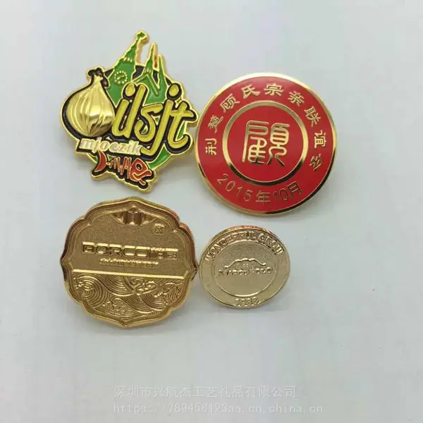 金属工艺品徽章定做 卡通纪念章定制 烤漆胸章定做珐琅胸针制作