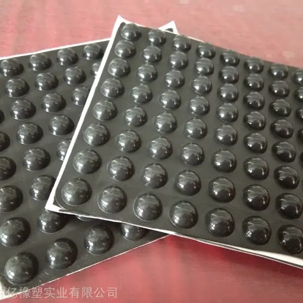 直销高透明玻璃胶垫-防滑黑色硅胶垫-防震防撞半球形胶垫-防划伤透明硅胶垫片