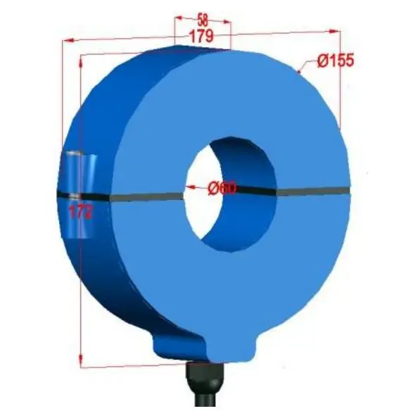 安科瑞AKH-0.66/K-HW K-HW-60 3000/5高精度0.2级户外型电流互感器开合式简便安装