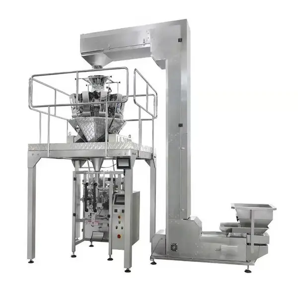 弗顺速冻水饺包装机 速冻食品自动称重包装机器 FS-520电脑组合秤包装机