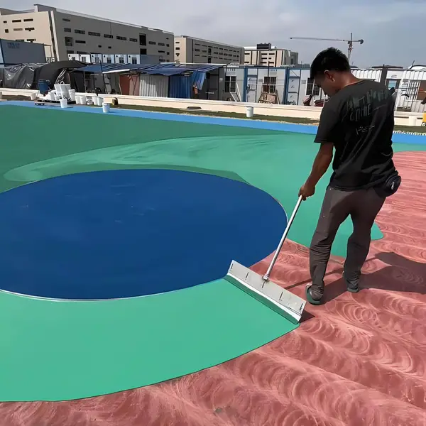 重庆车库厂房球场环氧地坪漆 超耐磨地面 防滑地坪施工