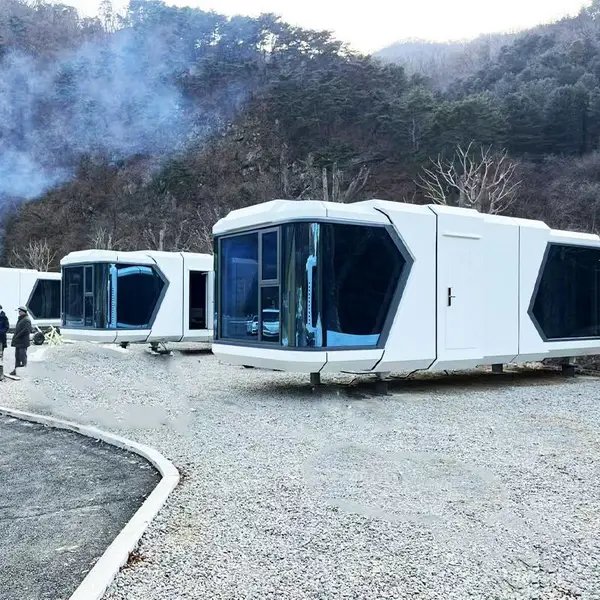 鲁班筑太空舱户外预制模块化房屋景区露营特色民宿厂家