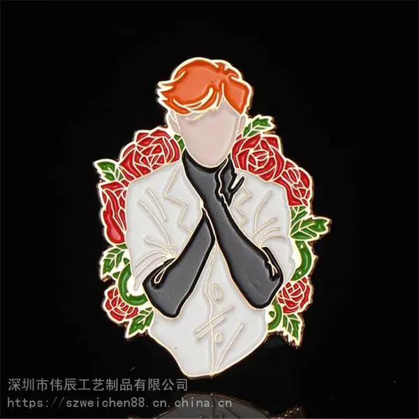 金属徽章定制定做 珐琅烤漆徽章 同学会胸章校徽 夏令营徽章定做