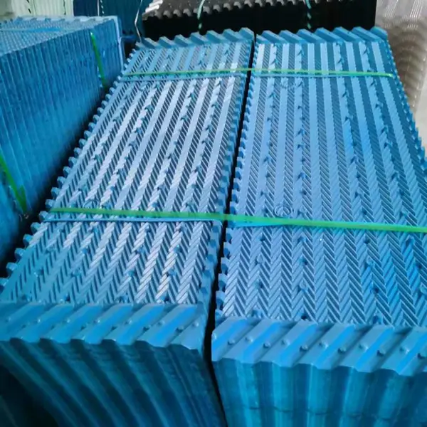 横流冷却塔点波填料1000*500mm 蒸发冷填充料自带收水器