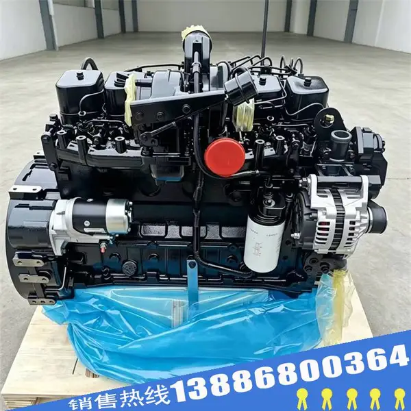 适配PC220挖掘机 康明斯6D102发动机总成 工程机械动力