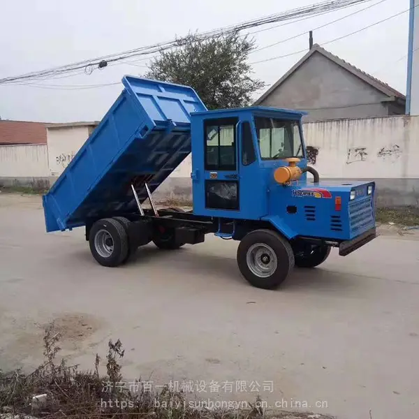 矿用运输四轮车 农用四不像翻斗车 百一窄轮距四轮矿用车