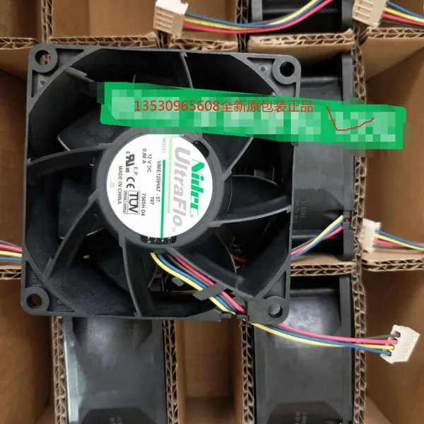 全新 NONOI南韩 A8025M12D 12V 0.130A 8厘米静音机箱电源风扇现货