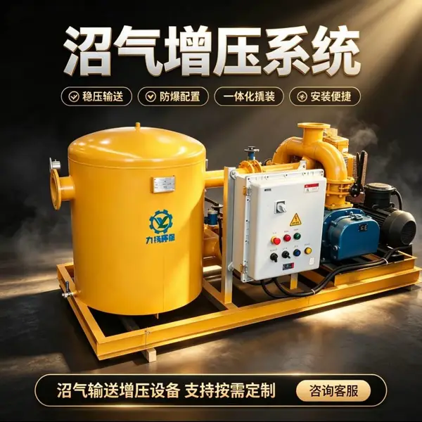 防爆罗茨鼓风机 沼气工程配套增压稳压设备 非压力容器