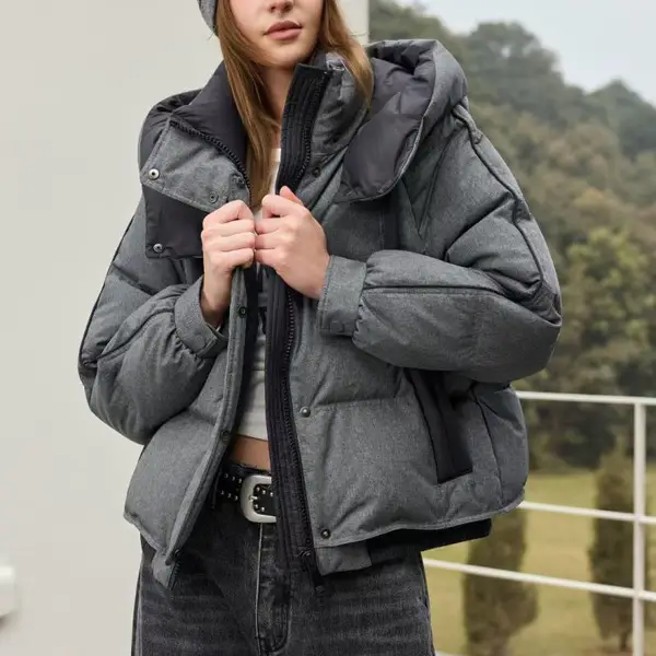 澜卡NAKOO羽绒服冬季货源品牌折扣女装 尾货批发供应链