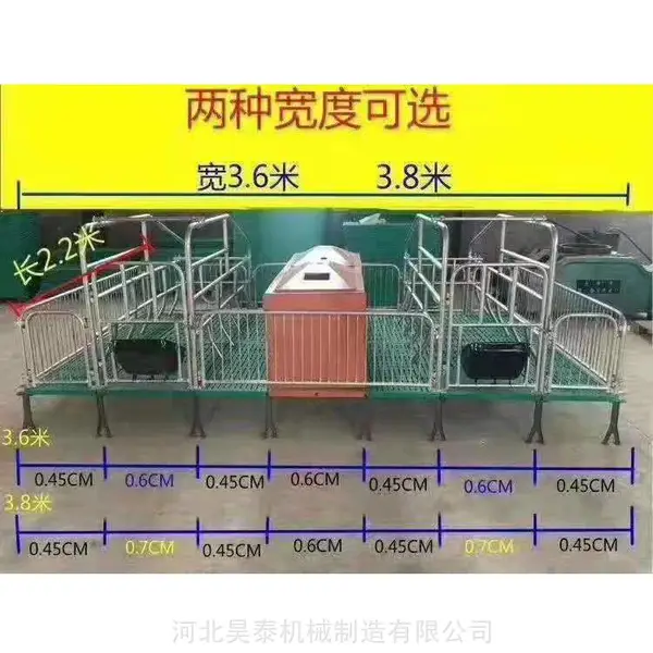 自动化小猪保育床 母猪产床保育床 双体猪用保育床